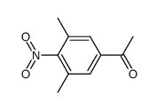 3,5-dimethyl-4-nitroacetophenone Structure