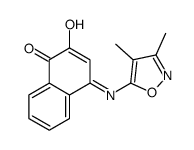 2-hydroxy-N-(3,4-dimethyl-5-isoxazolyl)-1,4-naphthoquinone imine picture