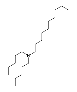 N,N-dipentyldecan-1-amine Structure