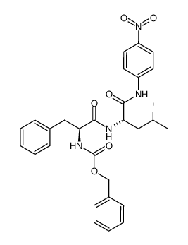 Cbz-Phe-Leu-p-nitroanilide Structure