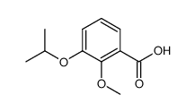 3-isopropoxy-2-methoxybenzoic acid结构式