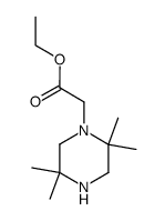 (2,2,5,5-tetramethyl-piperazino)-acetic acid ethyl ester结构式