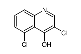 4(1H)-Quinolone,3,5-dichloro- (5CI) Structure