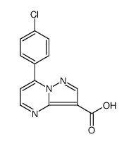 7-(4-Chlorophenyl)pyrazolo[1,5-a]pyrimidine-3-carboxylic acid picture