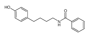 benzoic acid-[4-(4-hydroxy-phenyl)-butylamide] Structure