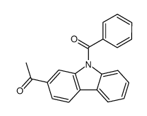 1-(9-benzoyl-carbazol-2-yl)-ethanone Structure