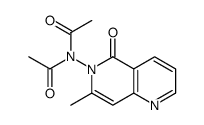 N-acetyl-N-(7-methyl-5-oxo-1,6-naphthyridin-6-yl)acetamide结构式