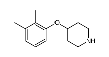 Piperidine, 4-(2,3-dimethylphenoxy) Structure