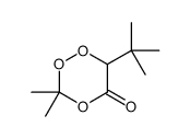 6-tert-butyl-3,3-dimethyl-1,2,4-trioxan-5-one Structure