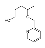 4-(pyridin-2-ylmethoxy)pentan-1-ol Structure