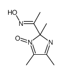 N-[1-(2,4,5-trimethyl-1-oxidoimidazol-1-ium-2-yl)ethylidene]hydroxylamine Structure