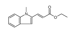 2-Propenoic acid, 3-(1-methyl-1H-indol-2-yl)-, ethyl ester, (2E)结构式