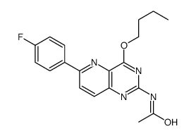 N-[4-butoxy-6-(4-fluorophenyl)pyrido[3,2-d]pyrimidin-2-yl]acetamide Structure