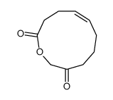 1-oxacycloundec-5-ene-2,10-dione Structure