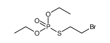 Phosphorothioic acid, S-2-bromoethyl O,O-diethyl ester Structure