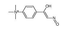 [4-(2-hydroxyiminoacetyl)phenyl]-trimethylazanium结构式