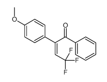 4,4,4-trifluoro-2-(4-methoxyphenyl)-1-phenylbut-2-en-1-one Structure