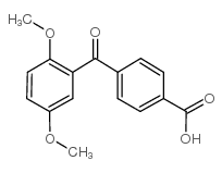 4-(2,5-DIMETHOXY-BENZOYL)-BENZOIC ACID Structure