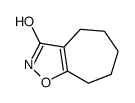 2H-Cyclohept[d]isoxazol-3(4H)-one,5,6,7,8-tetrahydro-(9CI) structure