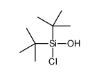 ditert-butyl-chloro-hydroxysilane Structure