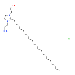 1-(2-aminoethyl)-2-henicosyl-4,5-dihydro-3-(2-hydroxyethyl)-1H-imidazolium chloride picture