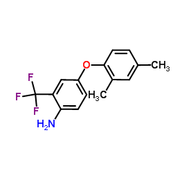 4-(2,4-Dimethylphenoxy)-2-(trifluoromethyl)aniline Structure