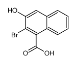 2-bromo-3-hydroxy-1-naphthoic acid structure