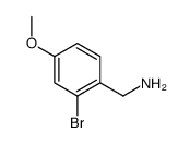 1-(2-Bromo-4-methoxyphenyl)methanamine Structure