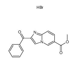 methyl 2-benzoylimidazo[1,2-a]pyridine-6-carboxylate hydrobromide Structure