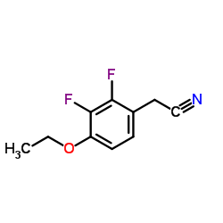 4-Ethoxy-2,3-difluorobenzyl cyanide structure