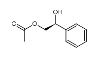 (S)-2-hydroxy-2-phenylethyl acetate结构式