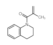 2-Propen-1-one,1-(3,4-dihydro-1(2H)-quinolinyl)-2-methyl-结构式