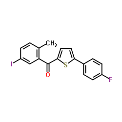 (5-(4-氟苯基)噻吩-2-基)(5-碘-2-甲基苯基)甲酮图片