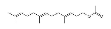 (3E,7E)-homofarnesyl acetate结构式