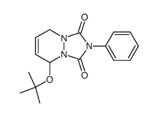 2-tert-butoxy-8-phenyl-1,6,8-triazabicyclo<4.3.0>nonane-7,9-dione Structure