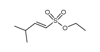 ethyl (E)-3-methyl-1-butanesulphonate Structure