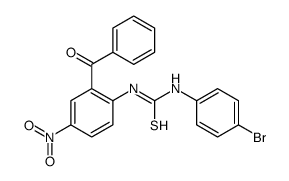 1-(2-benzoyl-4-nitrophenyl)-3-(4-bromophenyl)thiourea Structure