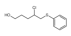 4-chloro-5-phenylthiopentanol Structure