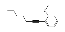 1-(hept-1-ynyl)-2-methoxybenzene Structure