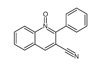 phenyl-2 cyano-3 quinoleine N-oxyde结构式