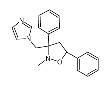 (3S,5S)-3-(imidazol-1-ylmethyl)-2-methyl-3,5-diphenyl-1,2-oxazolidine Structure