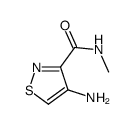 3-Isothiazolecarboxamide,4-amino-N-methyl-(9CI)结构式