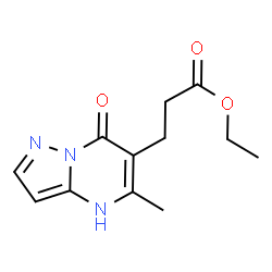 Ethyl 3-(5-methyl-7-oxo-4,7-dihydropyrazolo-[1,5-a]pyrimidin-6-yl)propanoate picture