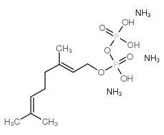 GERANYL PYROPHOSPHATE AMMONIUM SALT Structure