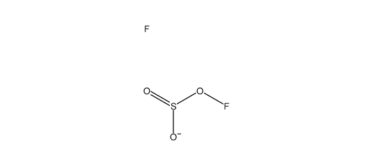 fluoro [fluorooxysulfinyloxy(dimethyl)stannyl] sulfite Structure