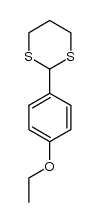 2-(4-ethoxyphenyl)-1,3-dithiane结构式