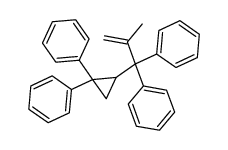 2-(2-methyl-1,1-diphenyl-2-propenyl)-1,1-diphenylcyclopropane结构式