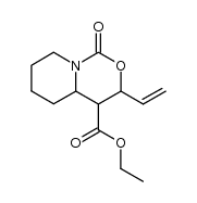 ethyl 1-oxo-3-vinyl-4,4a,5,6,7,8-hexahydro-1H,3H-pyrido[1,2-c][1,3]oxazine-4-carboxylate结构式