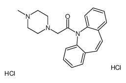 1-benzo[b][1]benzazepin-11-yl-2-(4-methylpiperazin-1-yl)ethanone,dihydrochloride结构式