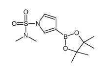 N,N-Dimethyl-3-(4,4,5,5-tetramethyl-1,3,2-dioxaborolan-2-yl)-1H-pyrrole-1-sulfonamide Structure